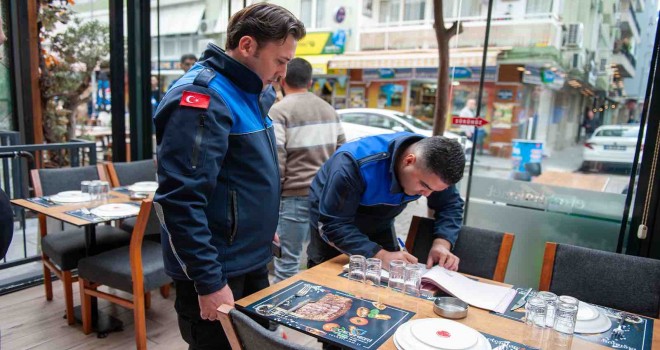 Bostanlı'da işgal denetimi