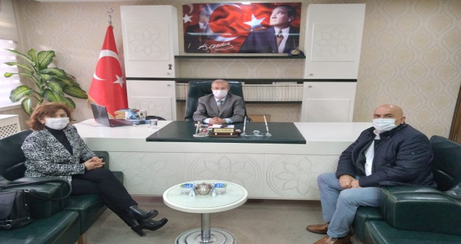 Muhtar Han, müftü Gürler'i ziyaret etti