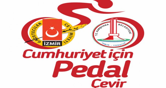 Gazeteciler, Karşıyaka’da ''Cumhuriyet'e Pedal'' çevirecek