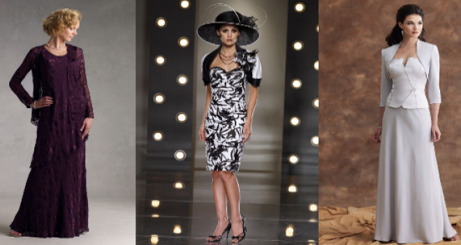 Gelin annelerine elbise