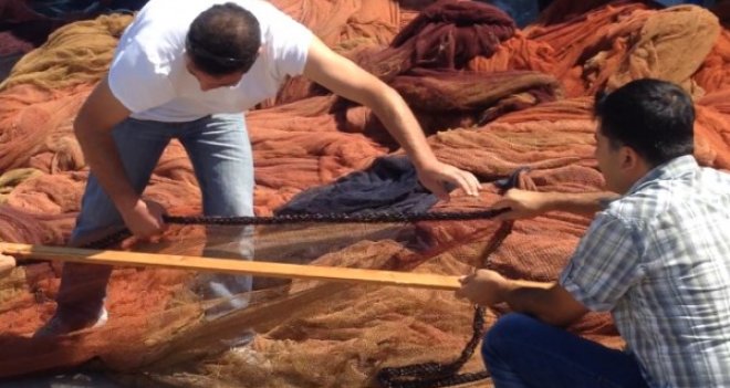 Gırgır balıkçılarının ağları belgelendi