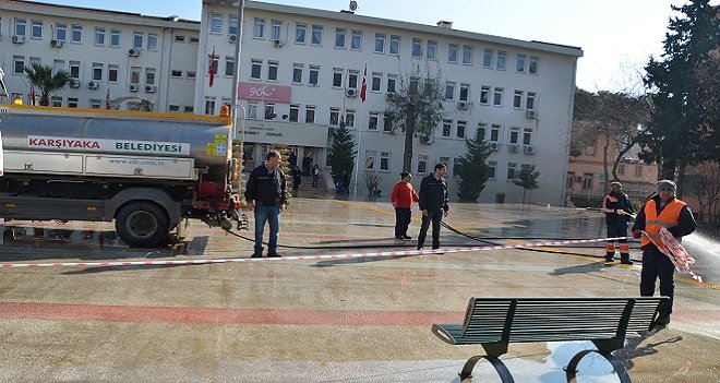 Hükümet Konağı Bahçesi pırıl pırıl oldu…