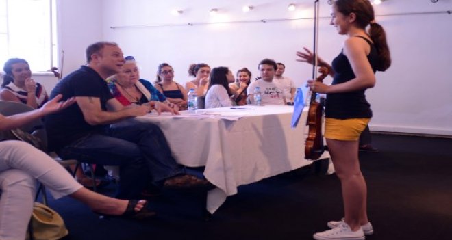 İZMİR FESTİVALİ KEMAN USTALIK SINIFI BAŞLADI