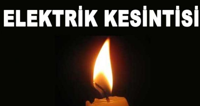 İzmir'de 3 gün elektrik kesintisi