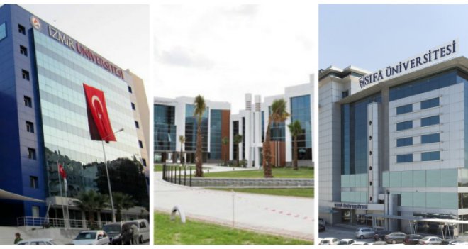 İzmir'de 3 üniversite kapatıldı
