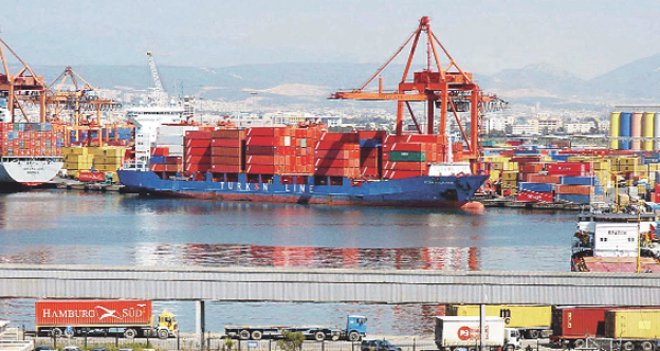 İzmir'de ihracat ve ithalat azaldı