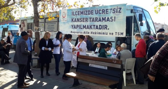 İzmir'de mobil araçlar ile sağlık taramaları harekatı başlatıldı