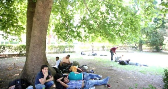 İzmir'de yeşil alanlar Suriyeli'lerle Doldu