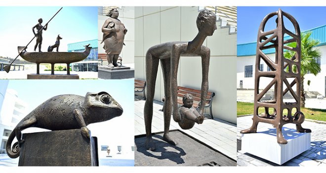 İzmir'in yeni heykelleri görücüye çıktı