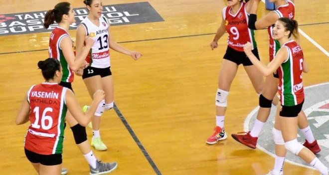 Kaf Kaf'ın filede rakibi İzmir Büyükşehir Belediyespor