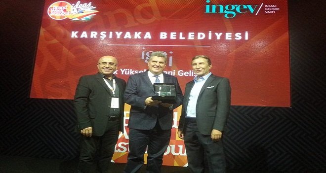 Karşıyaka Belediyesi İNGEV ödülünü aldı