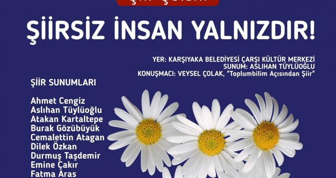 Karşıyaka Belediyesi Şiir Atölyesi'nin etkinlikleri sürüyor