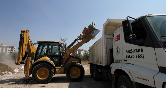 Karşıyaka Belediyesi'nden moloza özel önlem