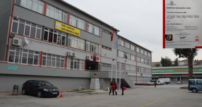 Karşıyaka Gazi Anadolu Lisesi İSO 9001 sertifikası aldı