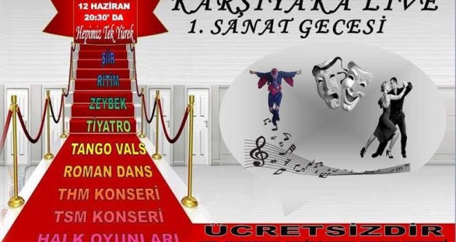 Karşıyaka Live'dan ''sanat'' dolu gece