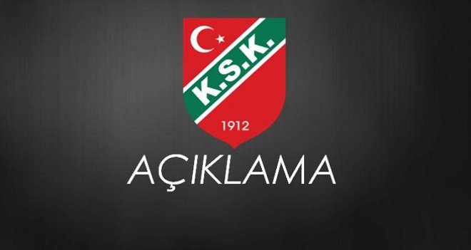 Karşıyaka Spor Kulübü'nden açıklama...
