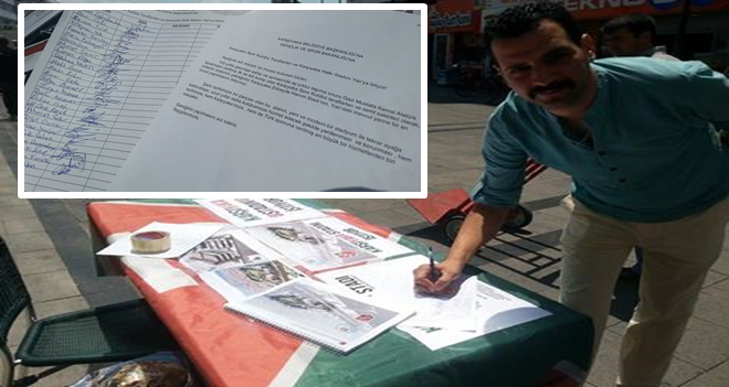 Karşıyaka Taraftarları stat için imza kampanyası başlattı