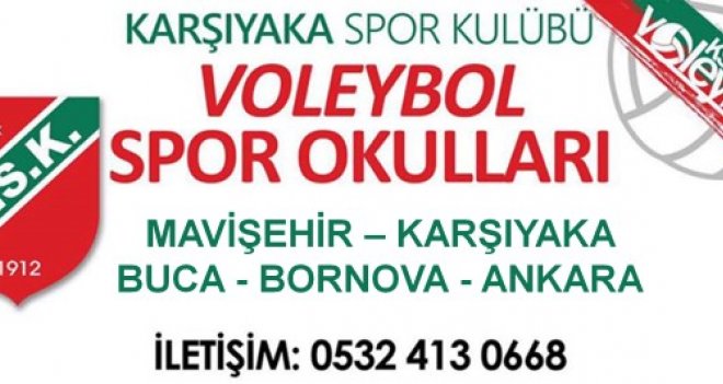 Karşıyaka Voleybol Spor Okulları'nda kış dönemi başlıyor