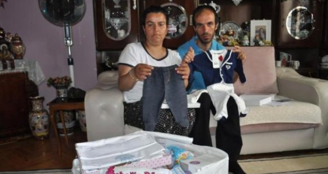 Karşıyaka'da çiftin bebek acısı