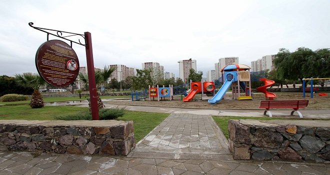 Karşıyaka'da çocuklara engelsiz park...