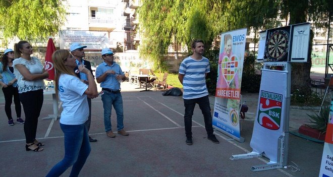 Karşıyaka'da dart heyecanı yaşandı