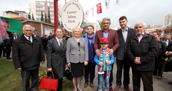 Gamze Akbaş'ın ismi Karşıyaka'da parka verildi