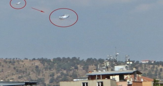 Karşıyaka'da UFO görüldü...