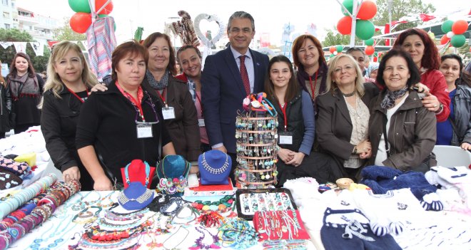 Karşıyakalı kadınlar üreterek güçleniyor