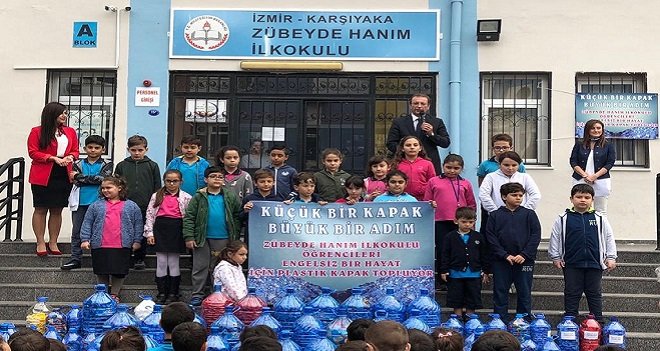 Kaymakam Çalışır'dan mavi kapak toplayan öğrencilere destek