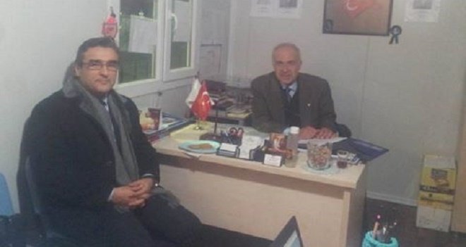 Kaymakam Yücel, Donanmacı Mahalle Muhtarına başarılar diledi...