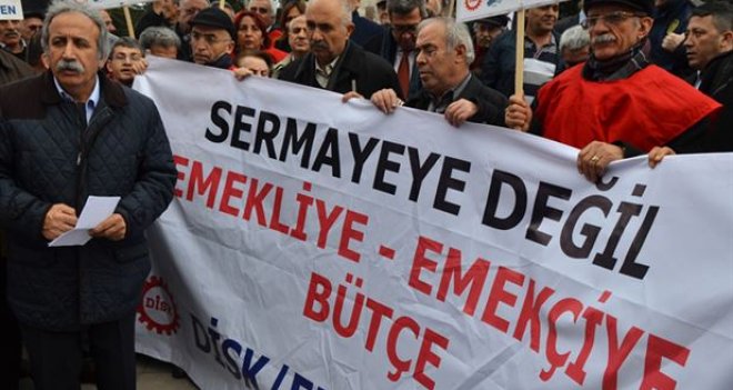 KESK, Çarşı'da Bütçe Kanun Tasarısını protesto etti