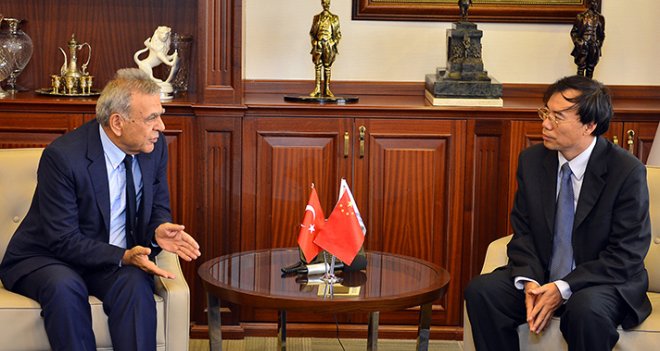 Kocaoğlu, Çin Başkonsolosu'nu ağırladı