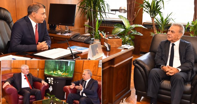 Kocaoğlu rektörleri ziyaret etti