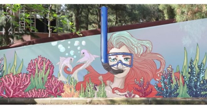 ''Konuşan duvarlar'' renk katıyor