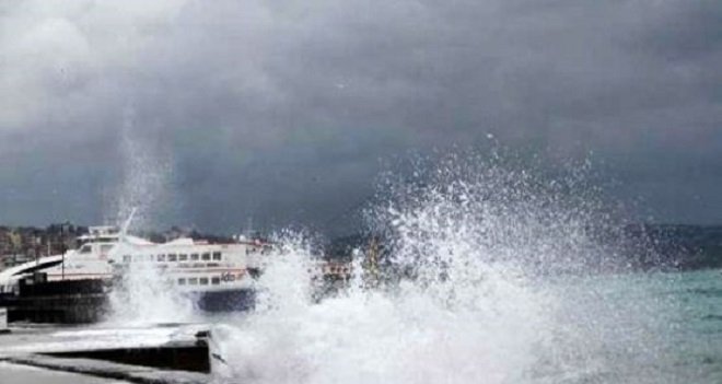 Körfezde vapur seferleri durduruldu...