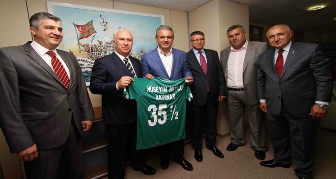 KSK Yeni Yönetimi, başkan Akpınar'ı ziyaret etti