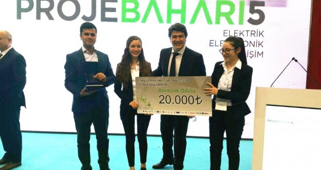 Liseli gençler projeleriyle 20 bin lira kazandı