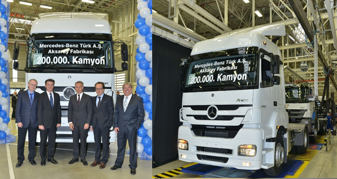 Mercedes-Benz Türk, 200.000’inci kamyonunu üretti