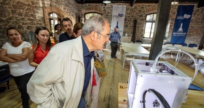 Meslek Fabrikası'nın son ziyaretçisi Prof. Dr. Yılmaz Büyükerşen