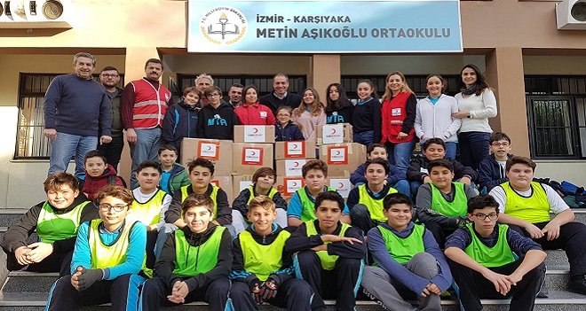 Metin Aşıkoğlu Ortaokulu'ndan Mardinli kardeşlerine...