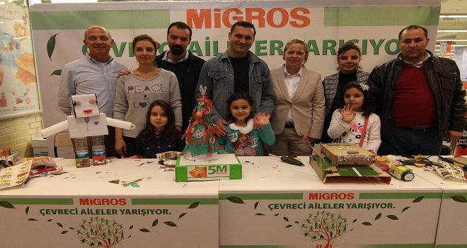 Migros'ta Çevreci Aileler yarışıyor...
