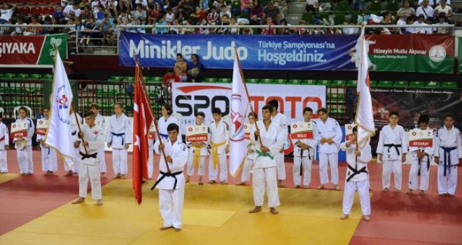 Minikler Judo Türkiye Şampiyonası sona erdi