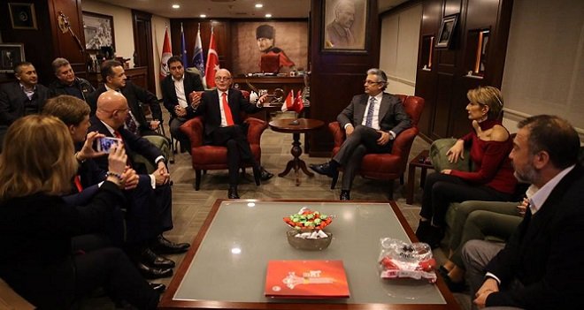 Monaco Başbakanı Karşıyaka Belediyesi'ni ziyaret etti