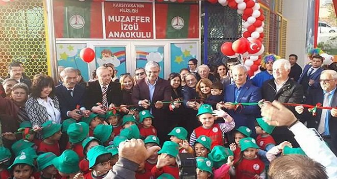 Muzaffer İzgü Anaokulu açıldı...