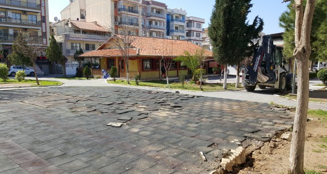 Nergiz ''Direniş'' parkında çalışmalar tam gaz