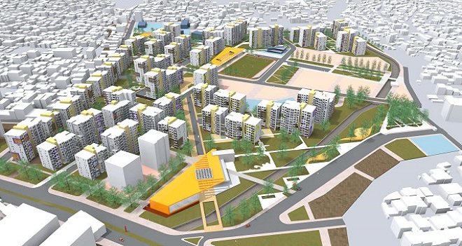 Örnekköy'de kentsel dönüşüm kura sevinci...