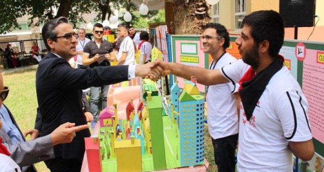 Özel çocuklardan özel projeler...