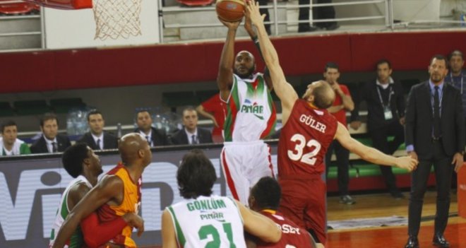 Pınar Karşıyaka, Play-off'ta Galatasaray Odeabank'la eşleşti