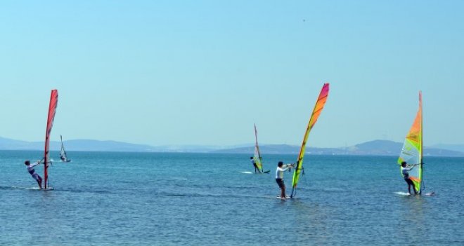 Rüzgar Sörfü Slalom Türkiye Ligi’nin 3.ayağı Urla'da