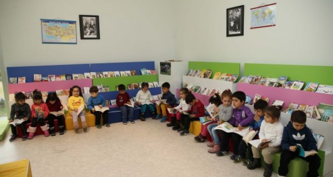 Şebnem Tabak Çocuk Kütüphanesi'nde eğitim ve eğlence bir arada
